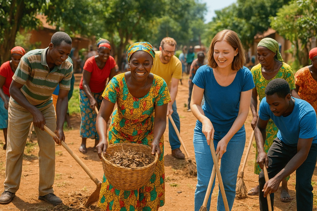 On the last Saturday of every month, Rwandans gather for Umuganda — a nationwide community cleanup.